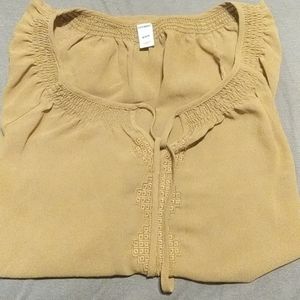 Tan Blouse